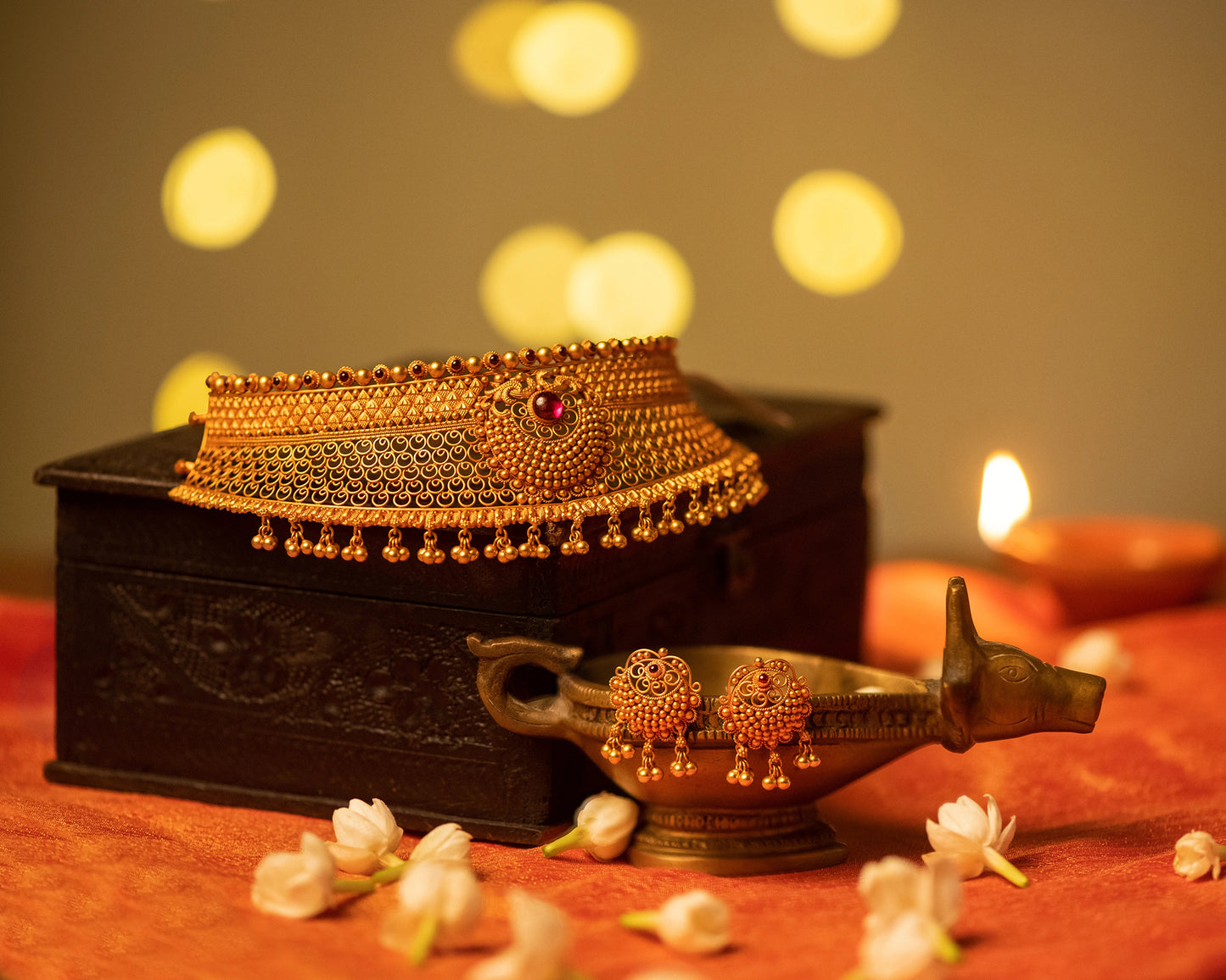Antique Gold Choker Set
