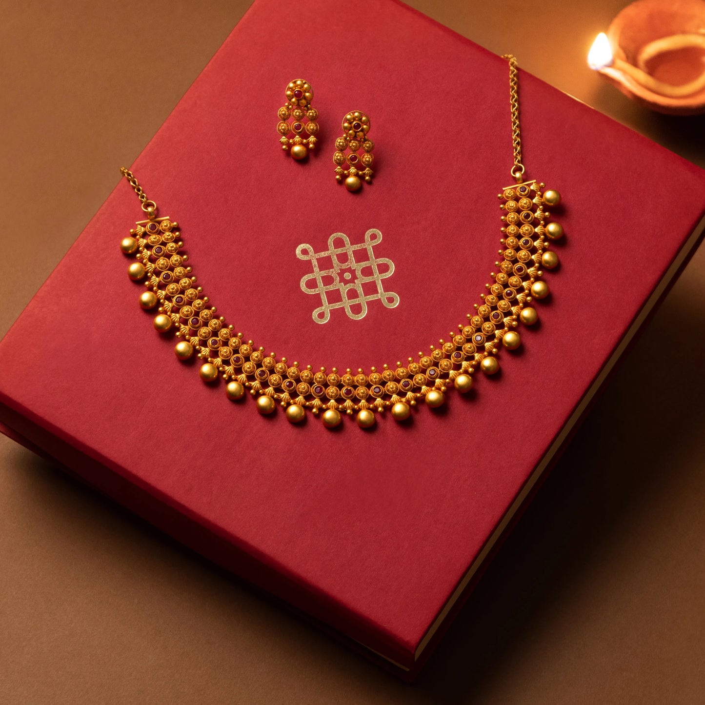 Antique Gold Necklace Set