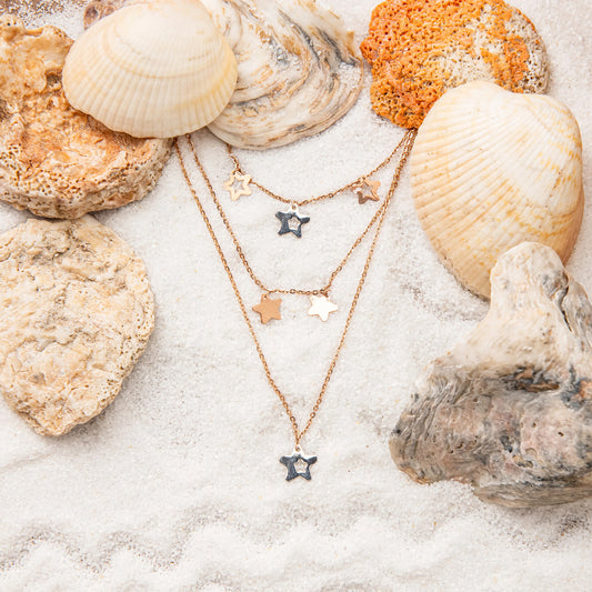 Western-necklace-party wear- rose gold- modern- casual-college