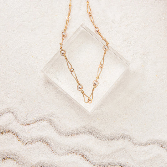 Western-necklace-party wear- rose gold- modern- office wear