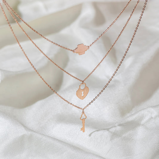 Western-rose gold-necklace-office wear-college 005
